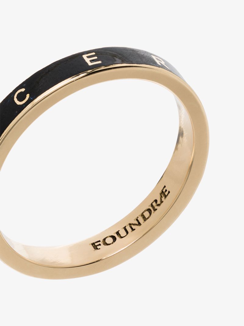 18k Gold Resilience Enamel Ring