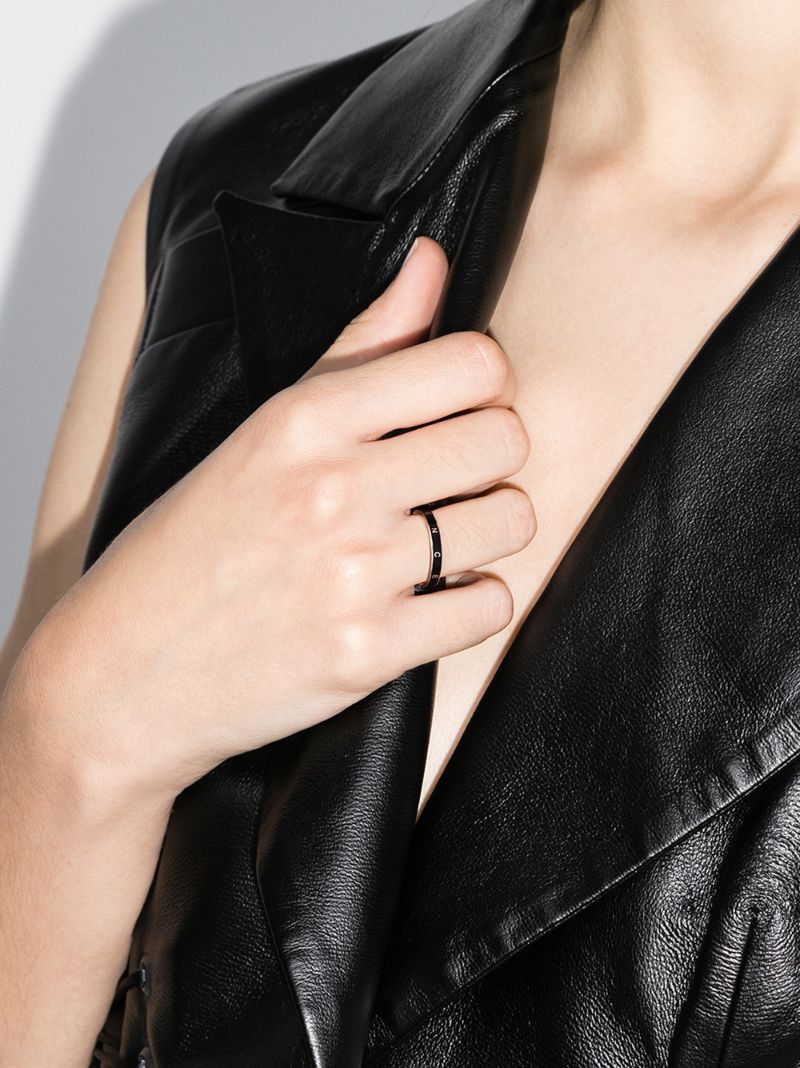 18k Gold Resilience Enamel Ring