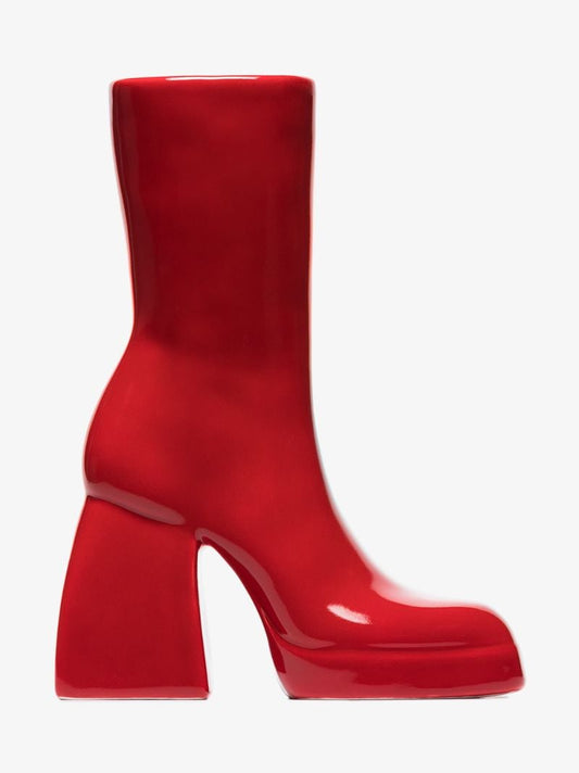 X Nodaleto Red Bulla Corta Earthenware Vase