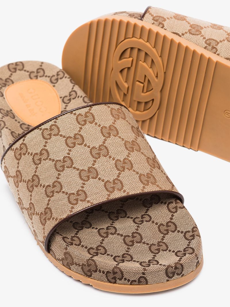 Brown Gg Supreme Sandals