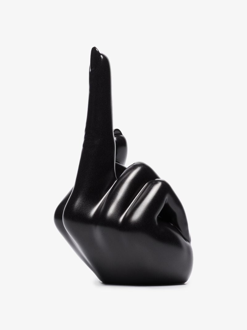Black 2020 Earthenware Candlestick