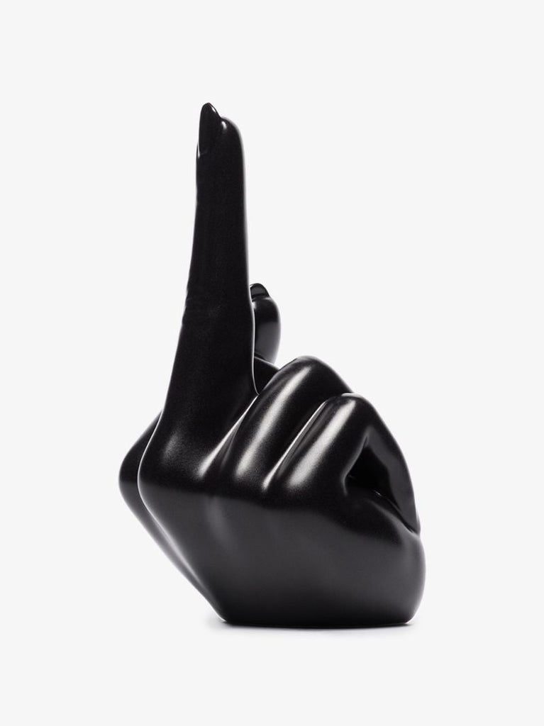 Black 2020 Earthenware Candlestick