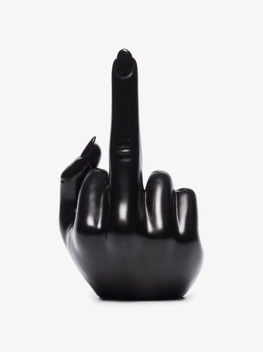 Black 2020 Earthenware Candlestick
