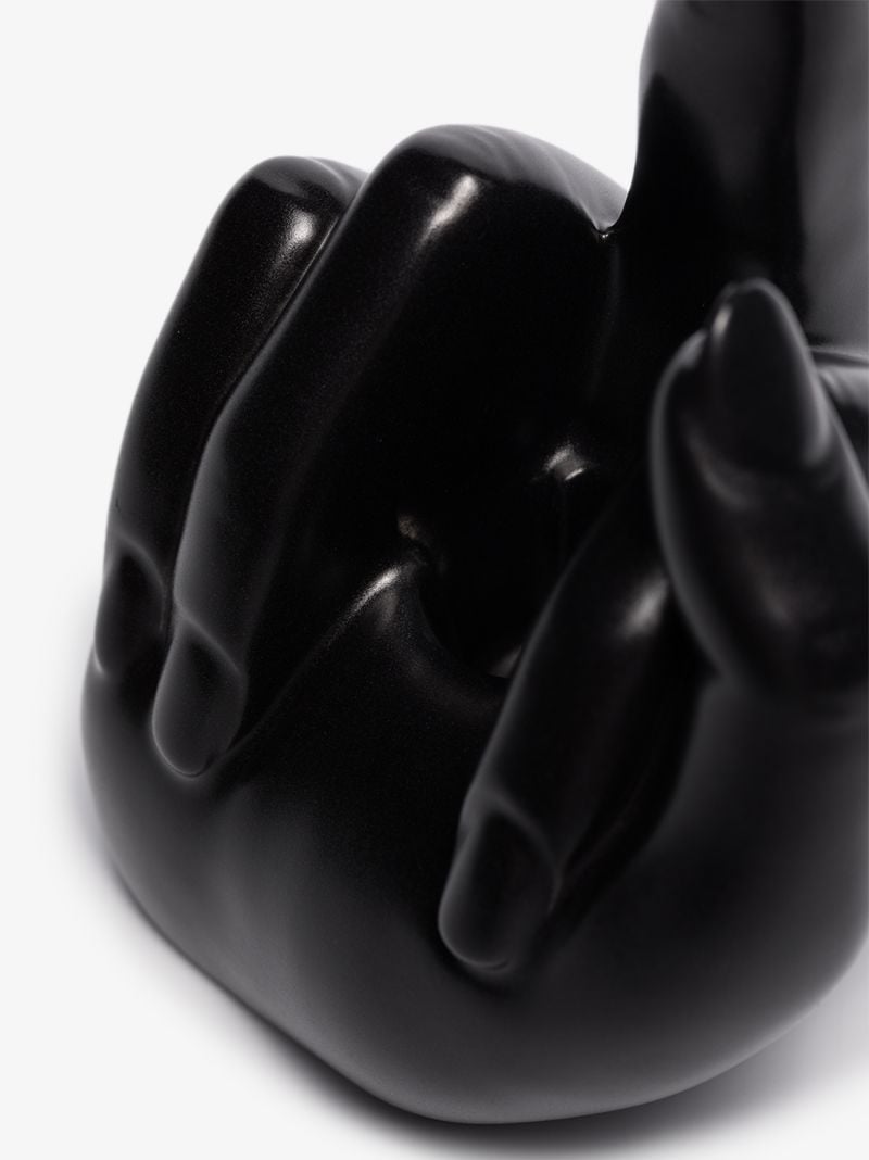 Black 2020 Earthenware Candlestick
