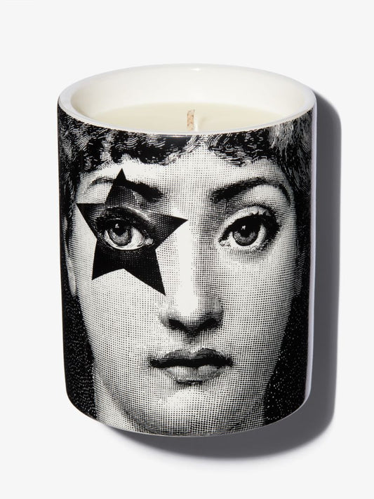Black and White Star Lina Otto Candle