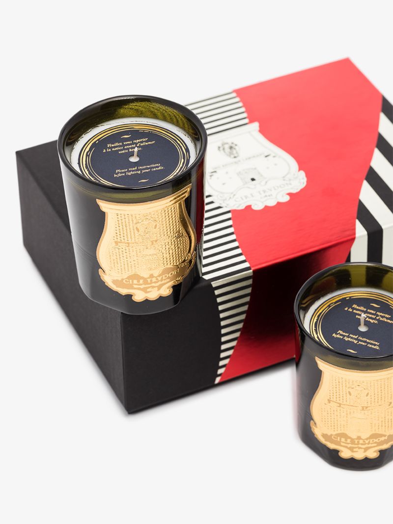 Green and White Revolutionary Duet Candle Set