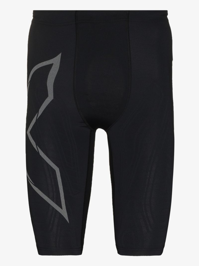 Black Light Speed Compression Running Shorts
