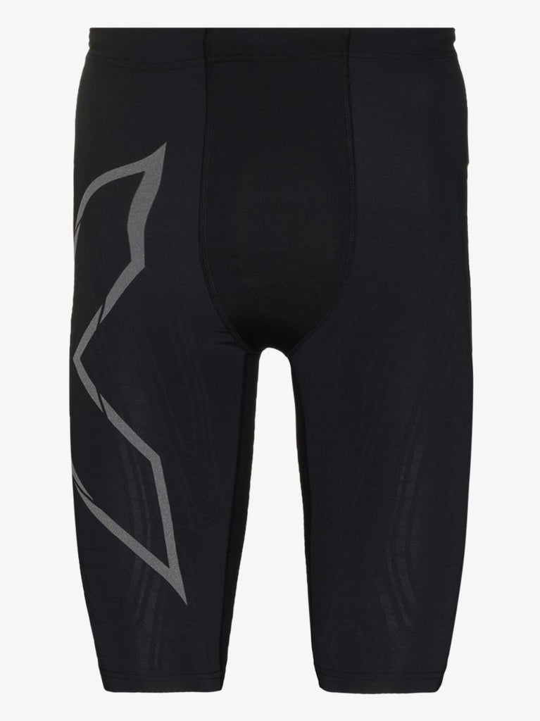 Black Light Speed Compression Running Shorts