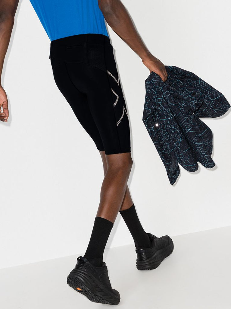 Black Light Speed Compression Running Shorts