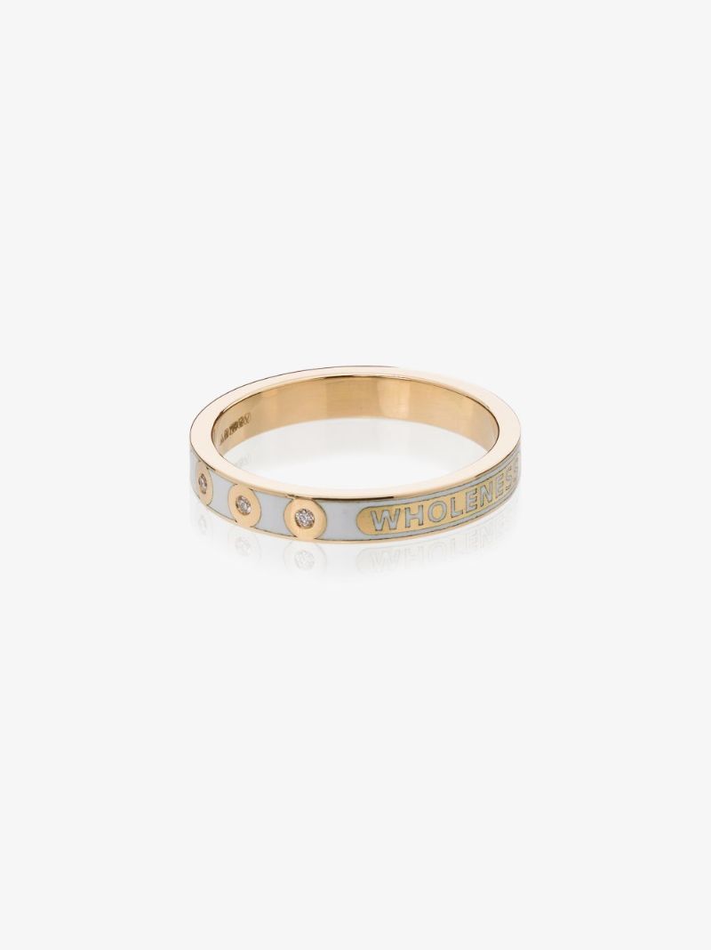 18k Yellow Gold Wholeness Diamond Ring