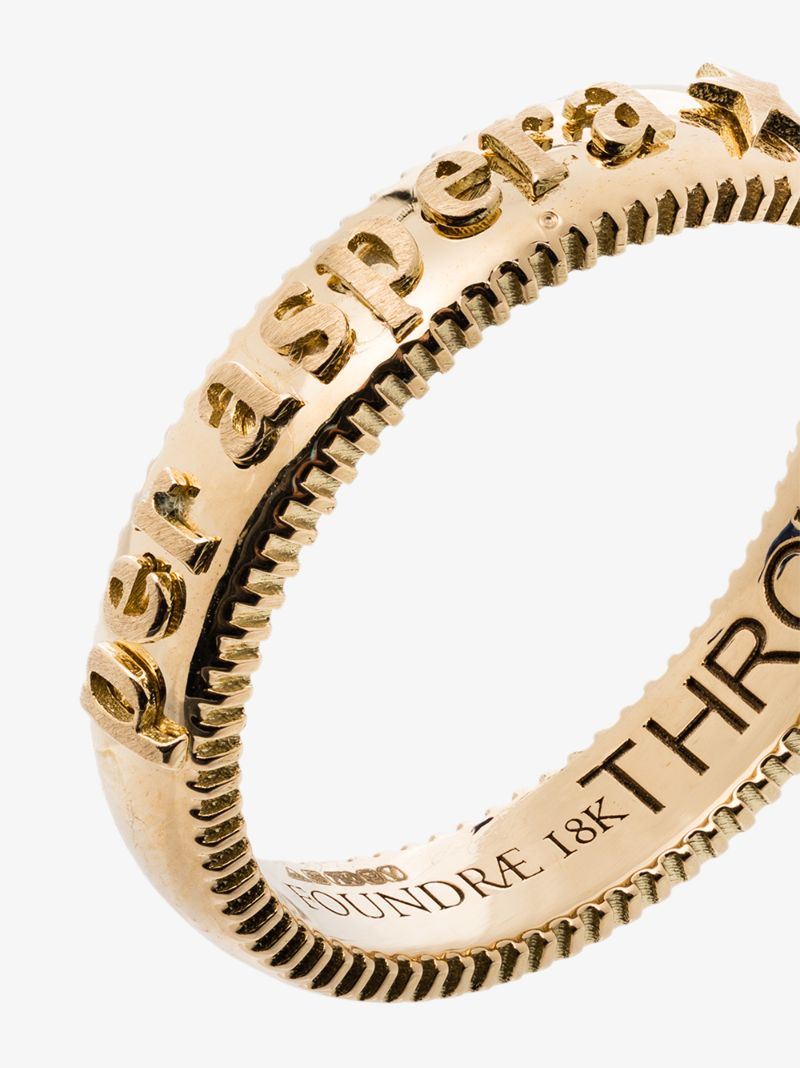 18k Yellow Gold Per Aspera Ad Astra Ring