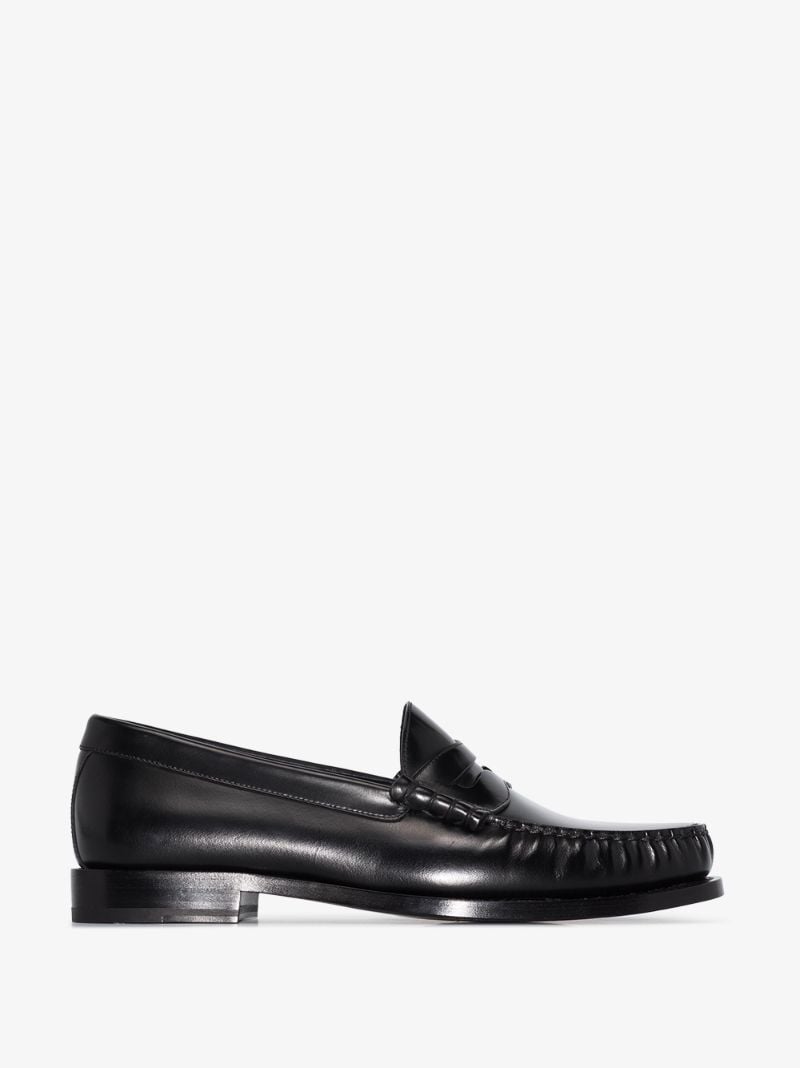 Black Leather Loafers