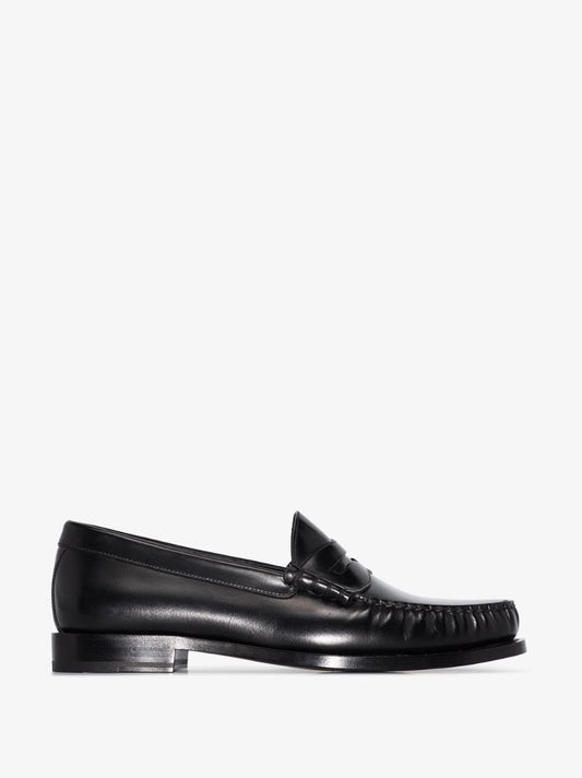 Black Leather Loafers