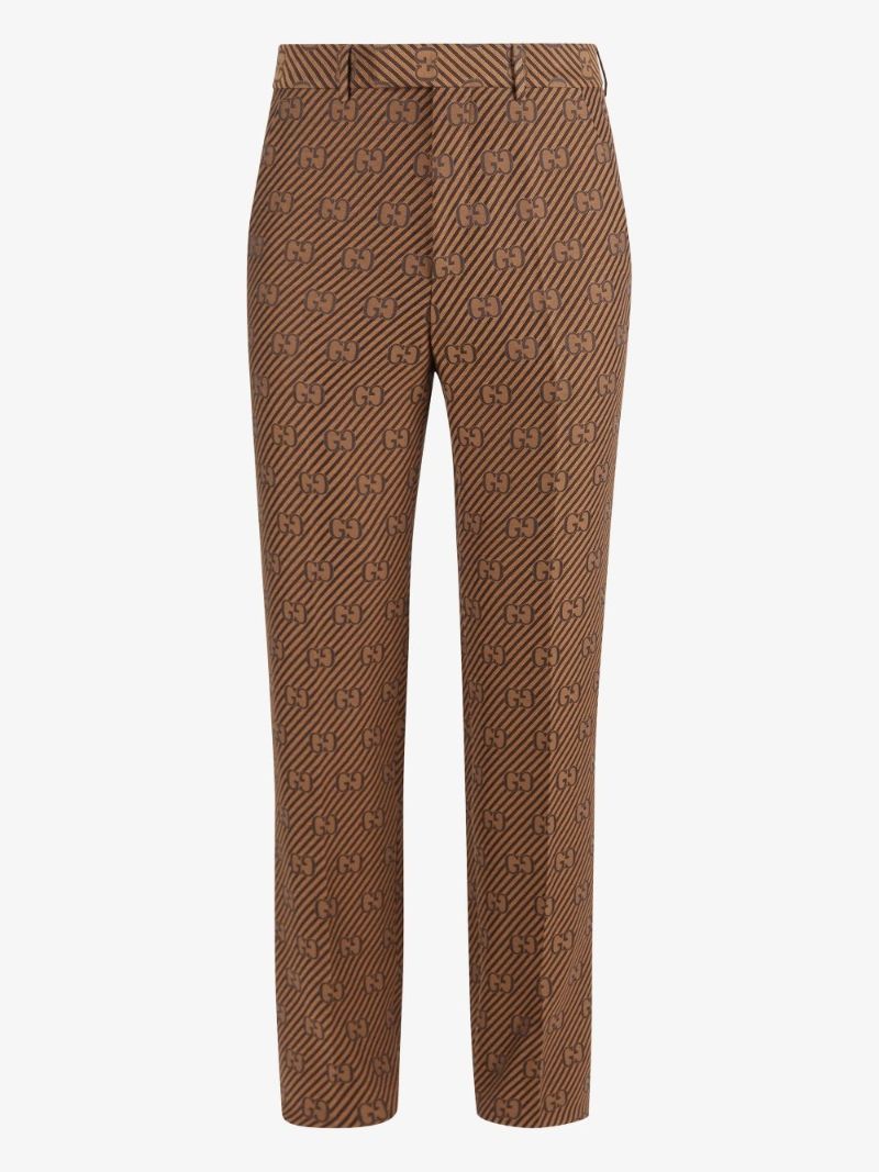Gg Logo Print Trousers