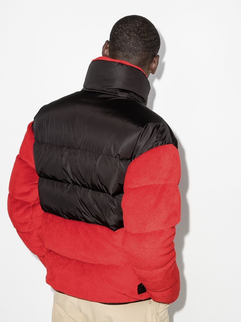 Red Zip-up Padded Jacket