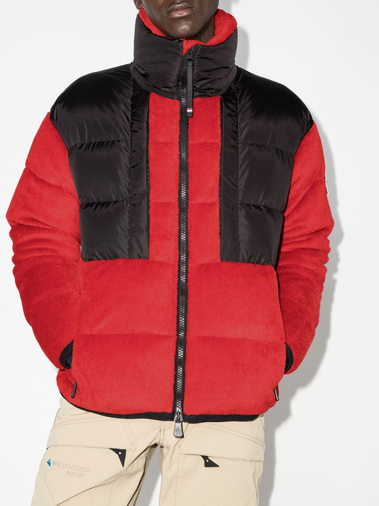 Red Zip-up Padded Jacket