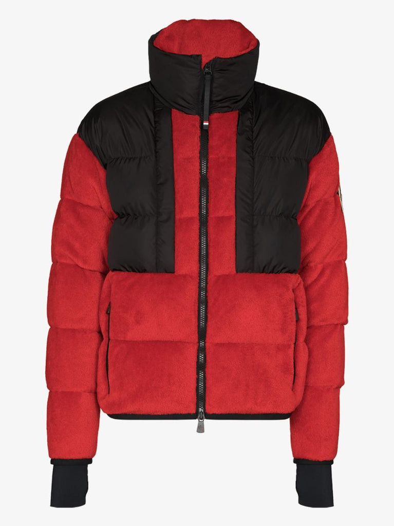 Red Zip-up Padded Jacket