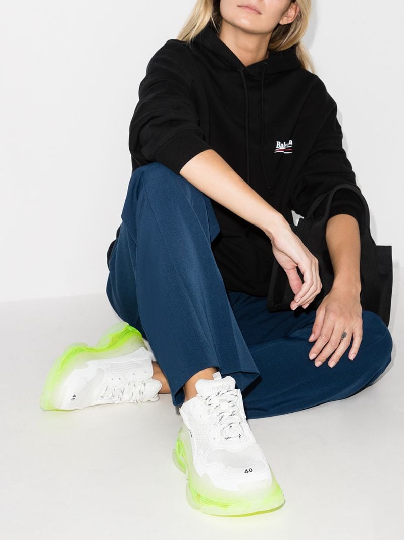 White Triple S Sneakers