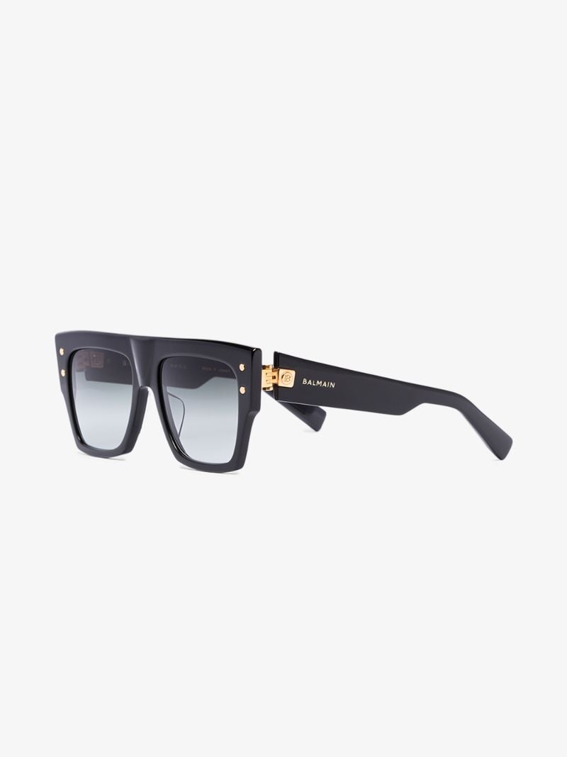 Black Oversized Square Sunglasses