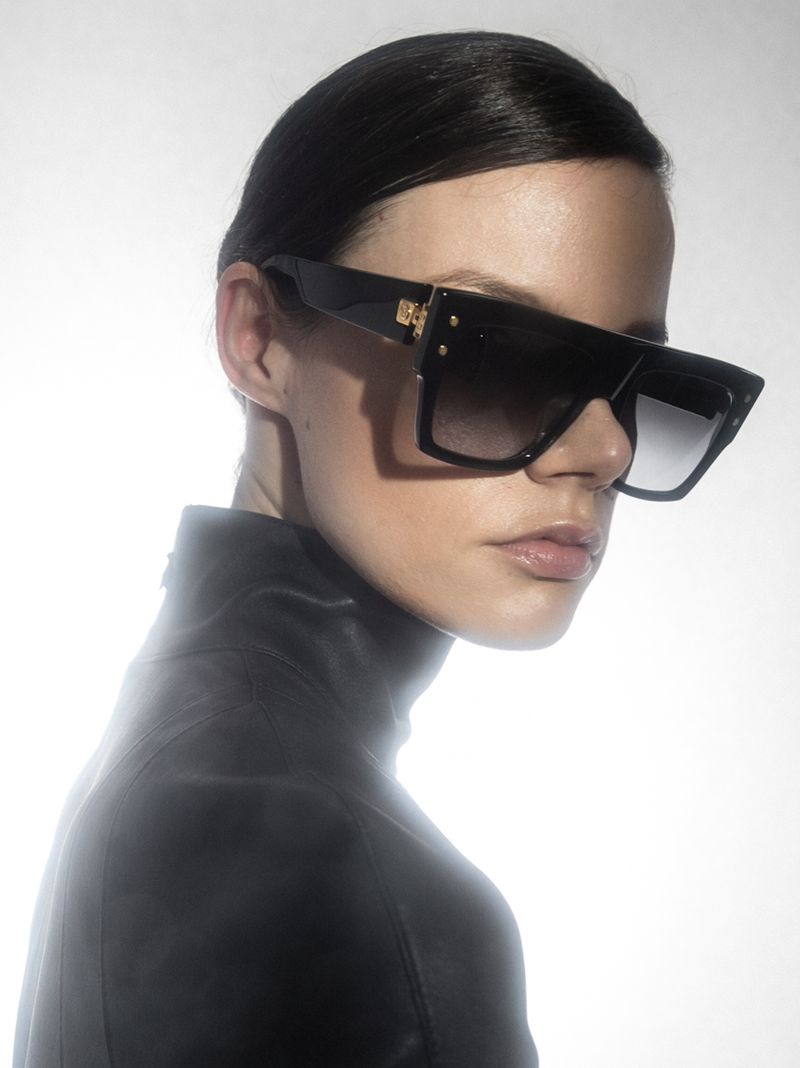 Black Oversized Square Sunglasses