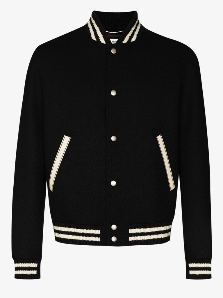 Logo Embroidered Varsity Jacket