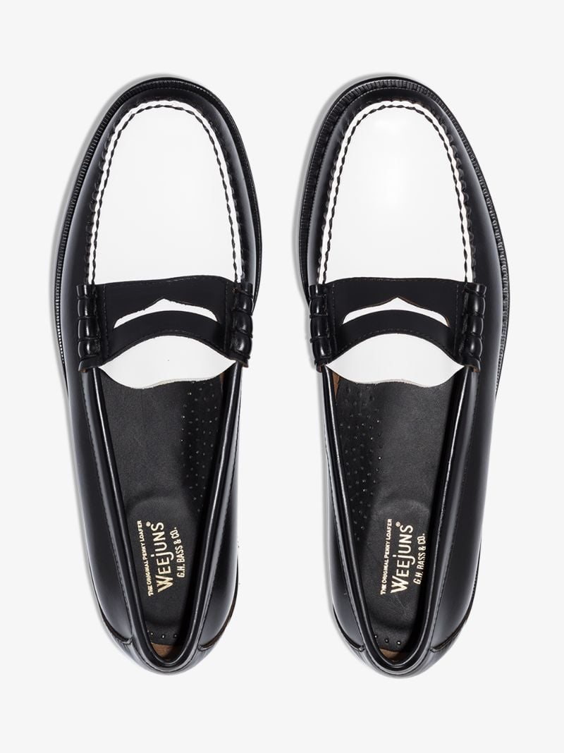 Black Heritage Larson Weejun Leather Loafers