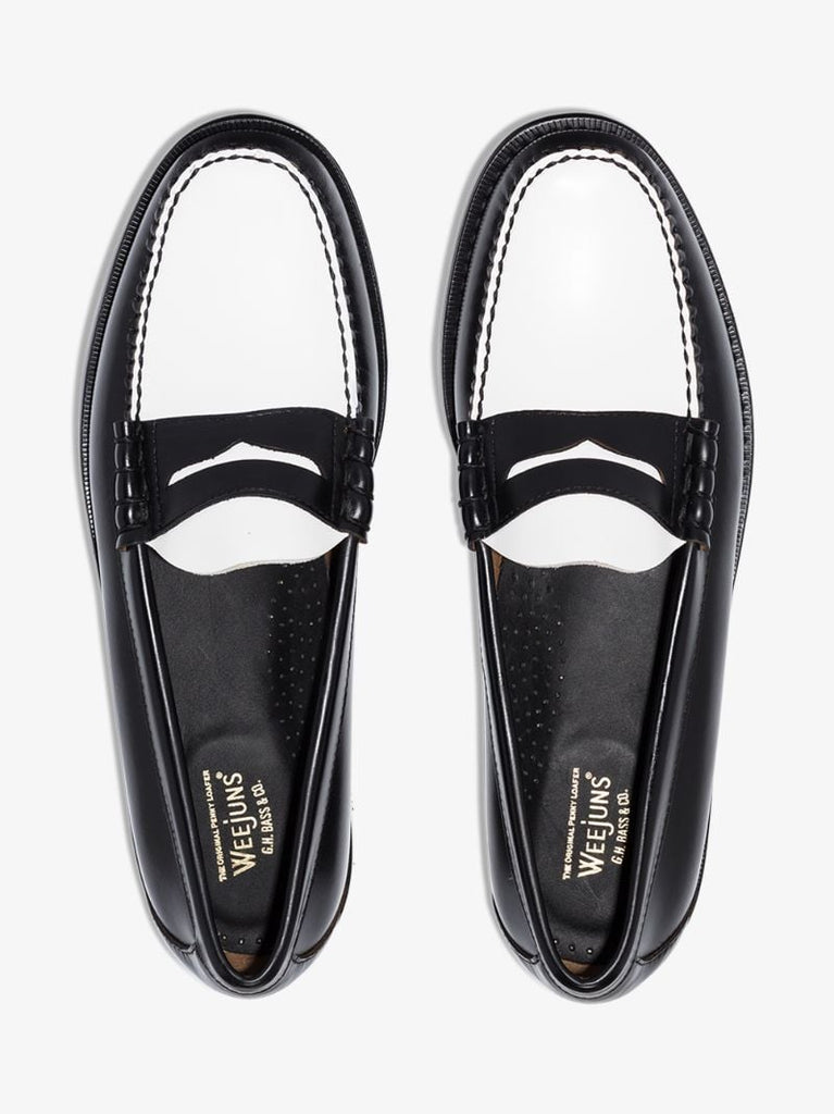 Black Heritage Larson Weejun Leather Loafers