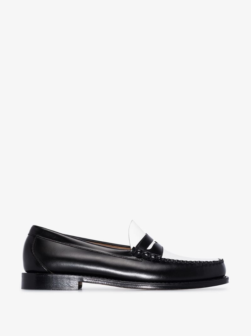 Black Heritage Larson Weejun Leather Loafers