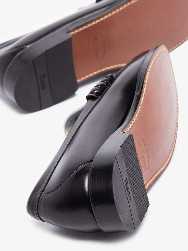 Black Heritage Larson Weejun Leather Loafers