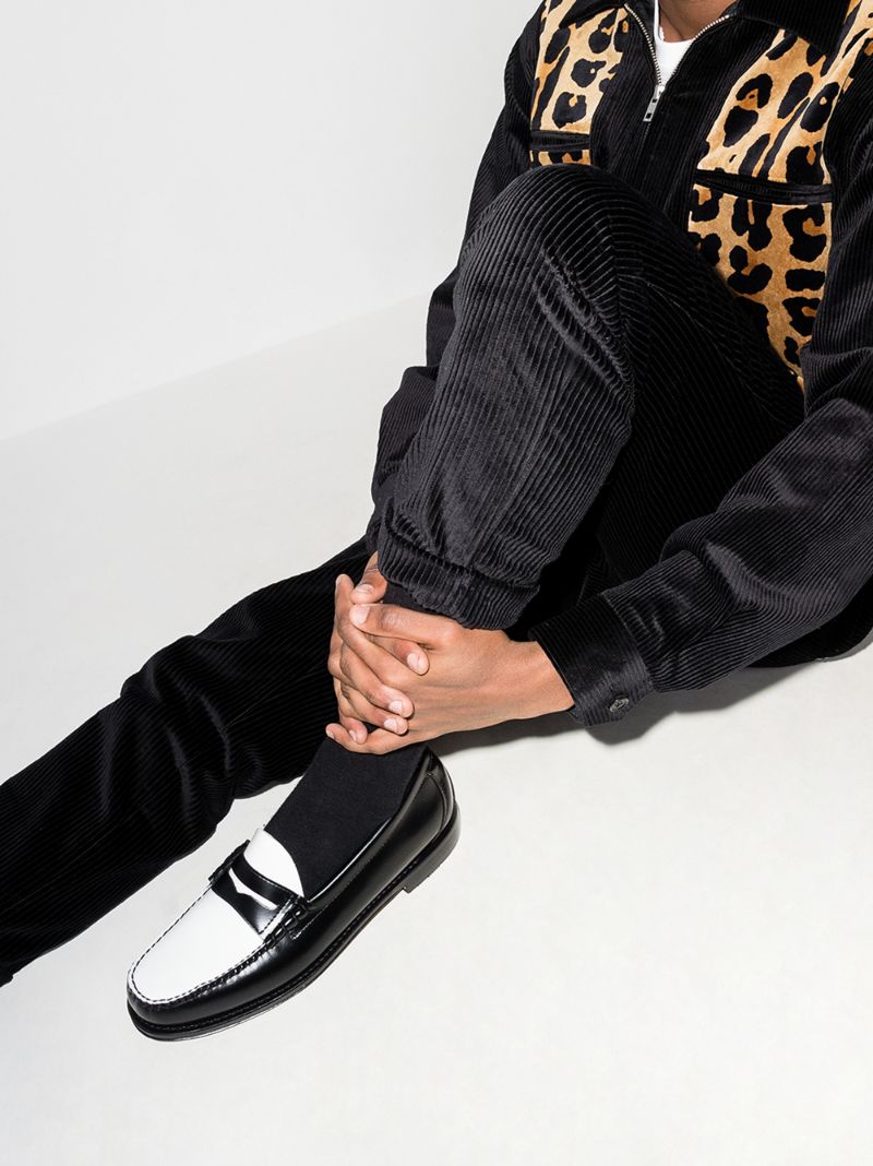 Black Heritage Larson Weejun Leather Loafers