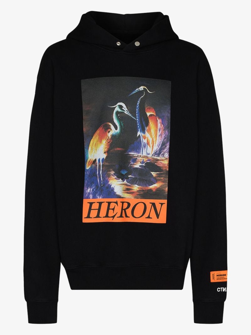 Logo Print Cotton Hoodie