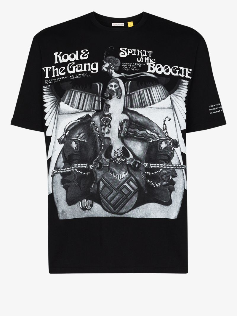7 Moncler Fragment Printed Cotton T-shirt