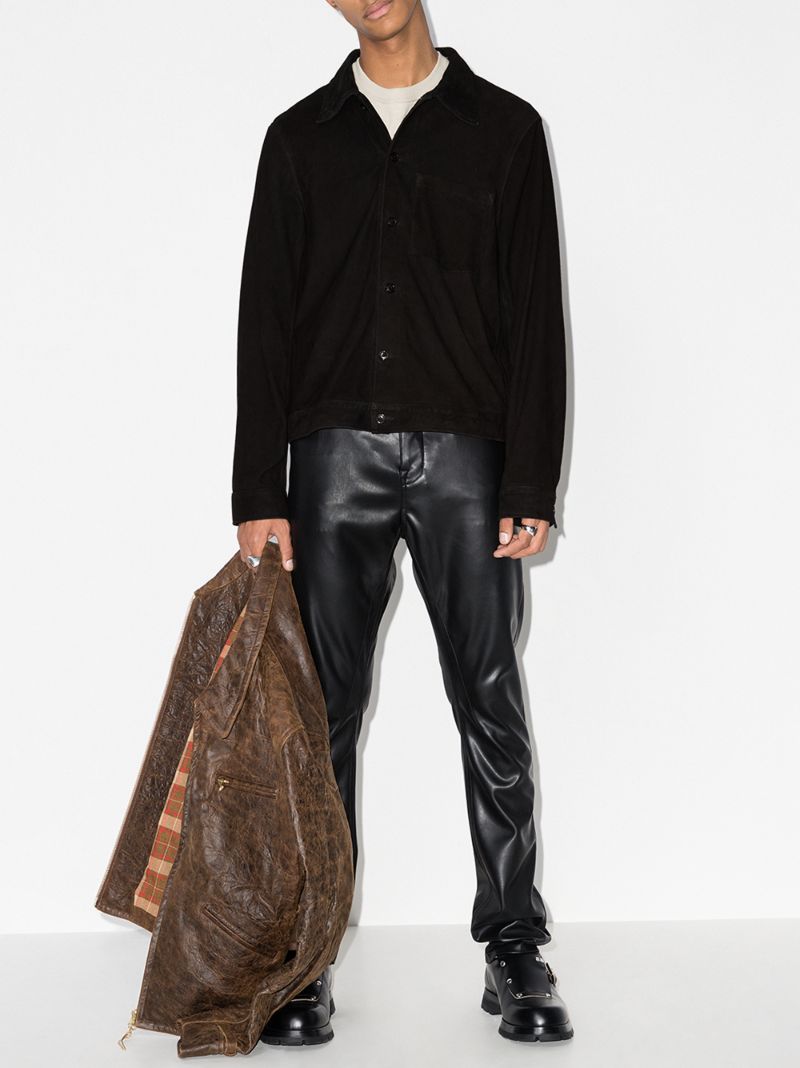 Suede Shirt Jacket