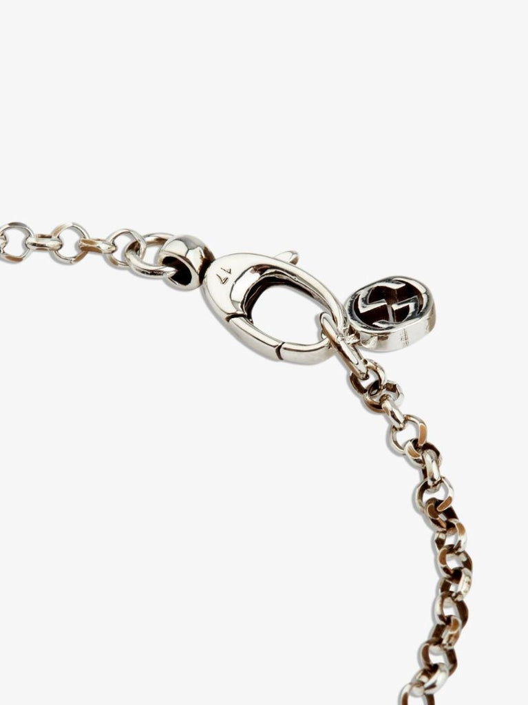 Sterling Silver Double G Key Chain Bracelet
