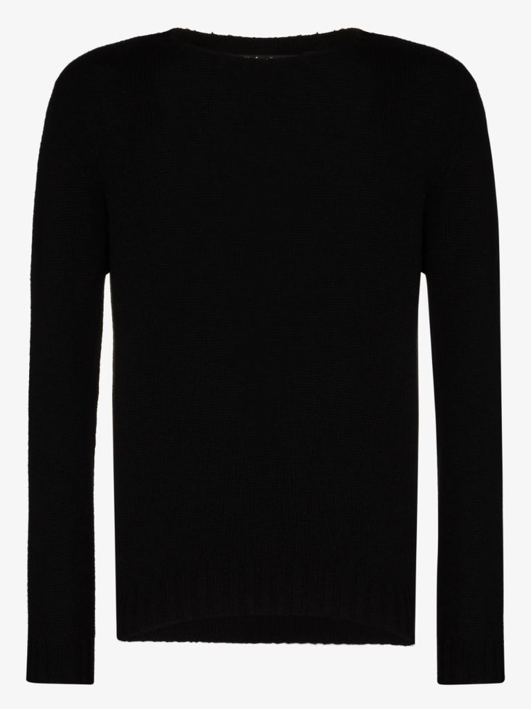 Back Logo Intarsia Sweater