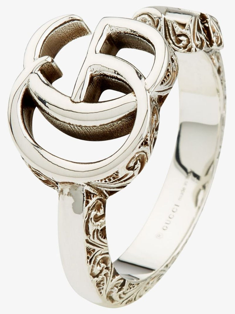 Sterling Silver Gg Key Ring