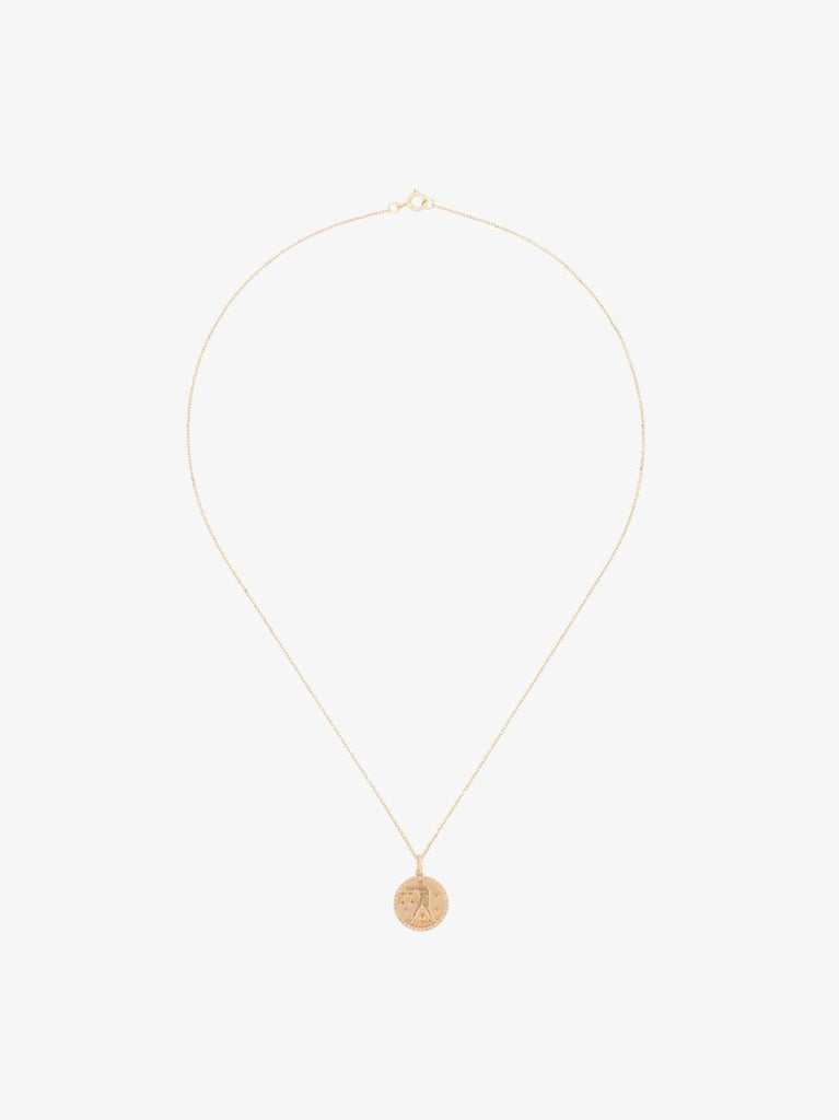 14kt Yellow Gold Libra Zodiac Necklace