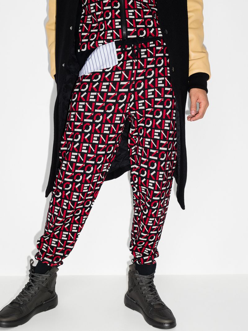 Logo Knit Track Pants