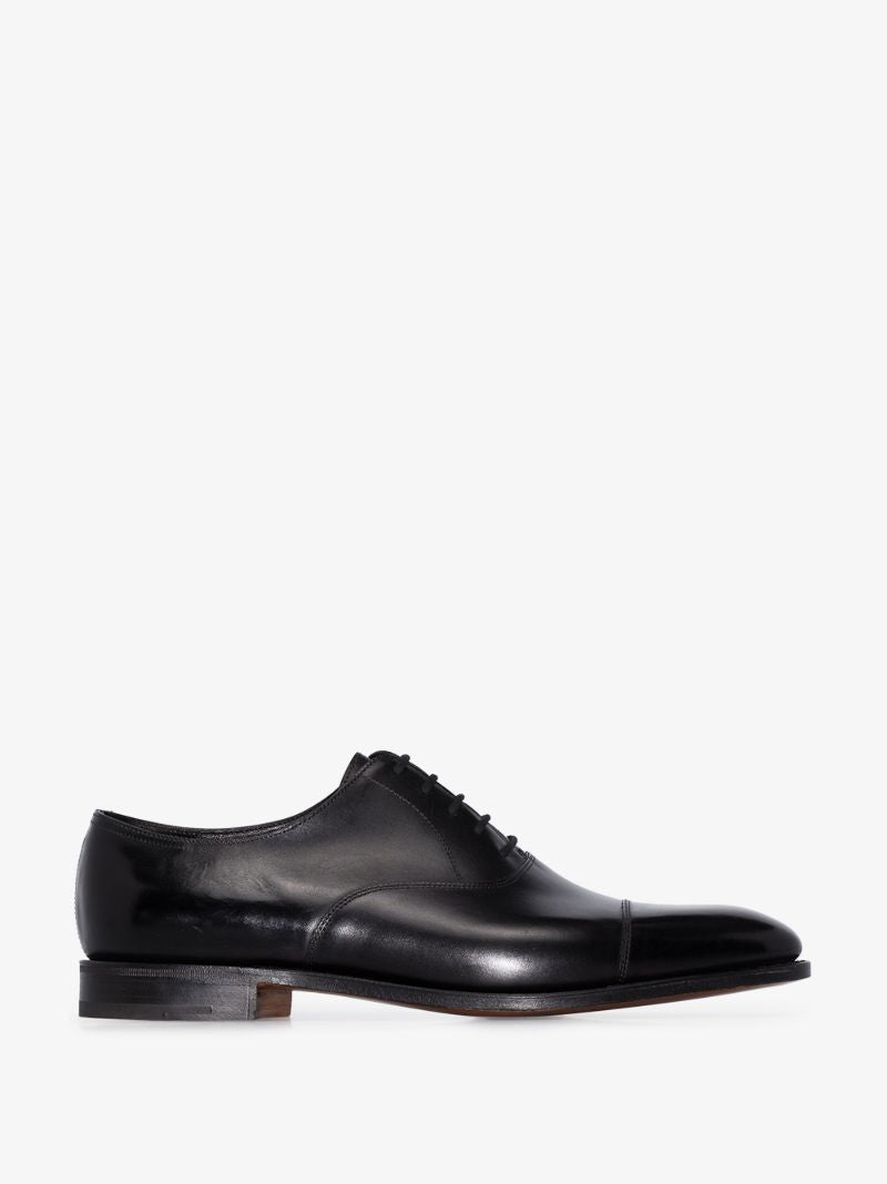 Black City Ii Leather Oxford Shoes