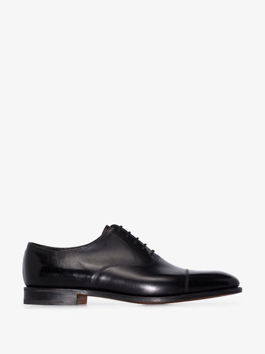 Black City Ii Leather Oxford Shoes