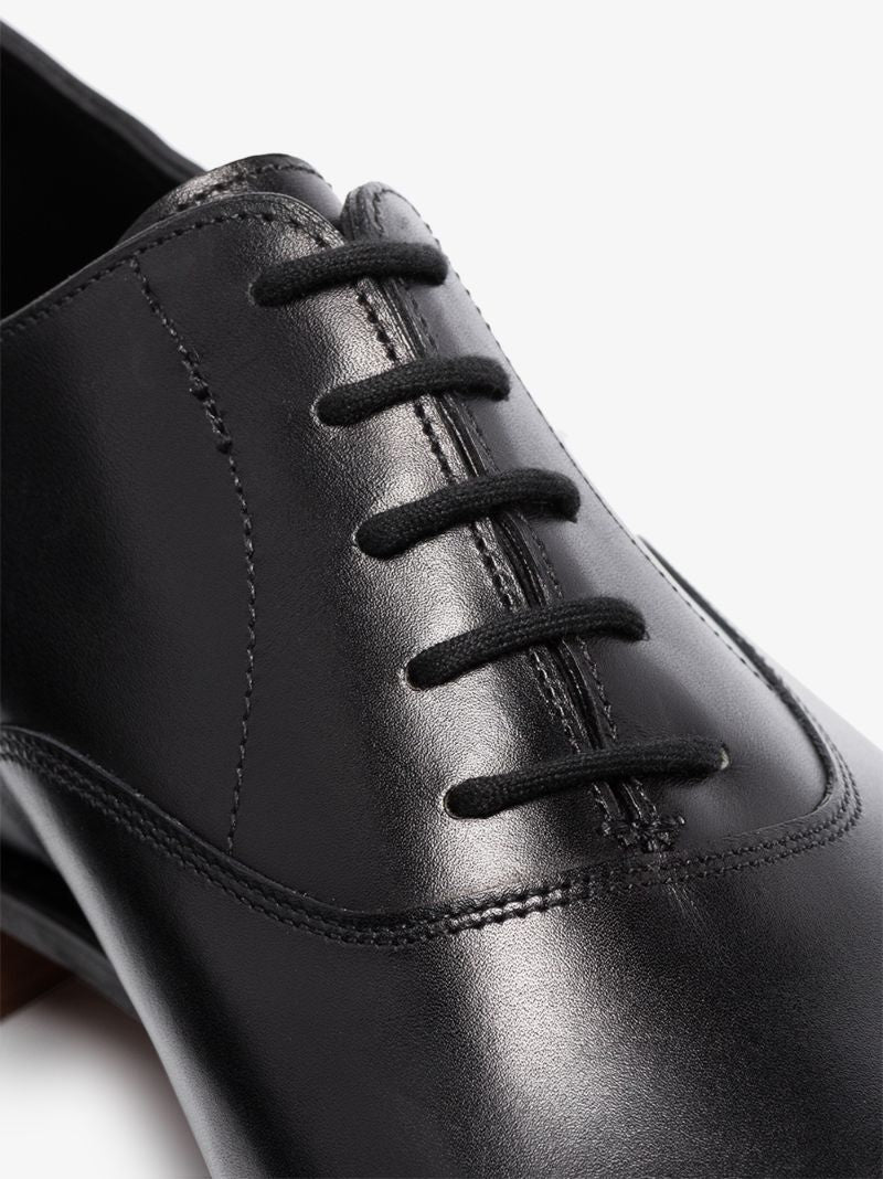 Black City Ii Leather Oxford Shoes