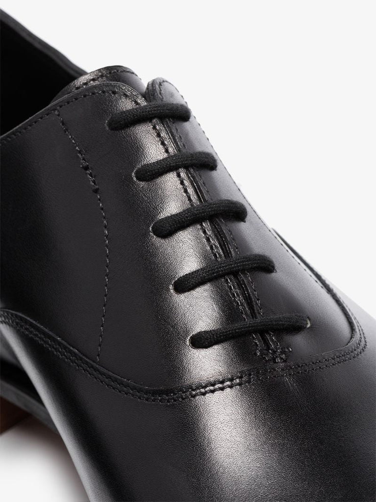 Black City Ii Leather Oxford Shoes