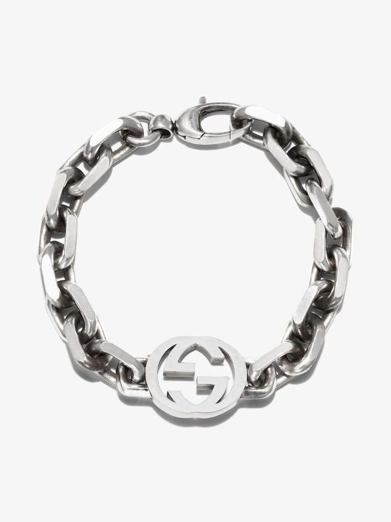 Sterling Silver Interlocking G Chain Bracelet