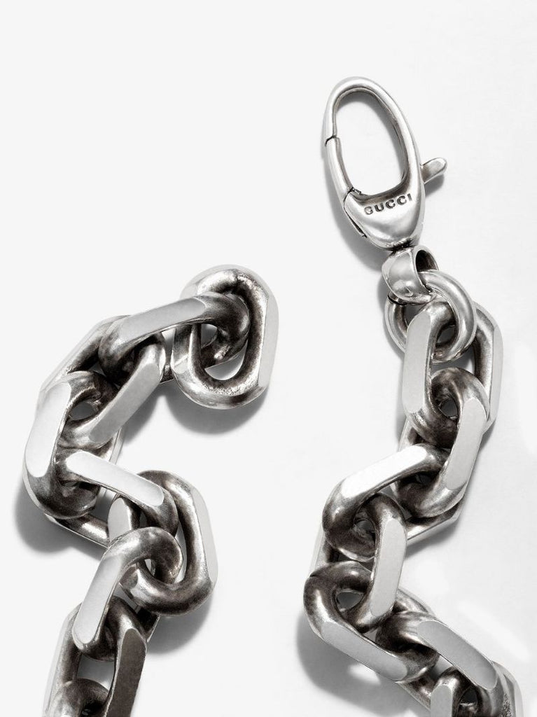 Sterling Silver Interlocking G Chain Bracelet