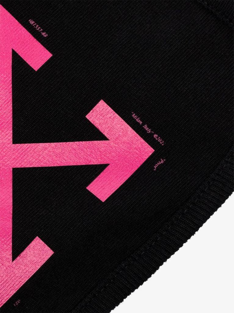 Black Arrows Print Cotton Face Mask