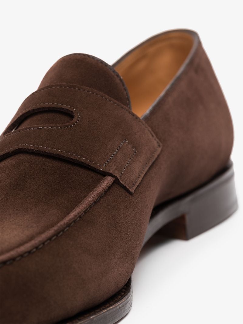 Brown Lopez Suede Loafers