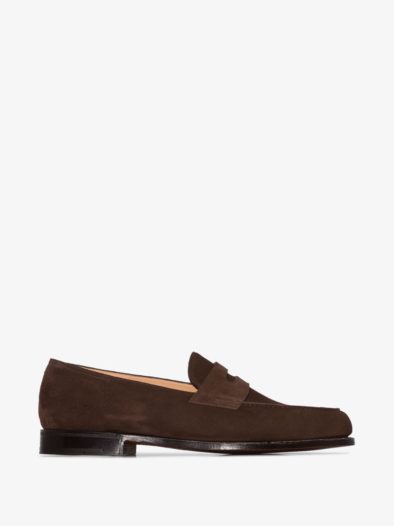 Brown Lopez Suede Loafers