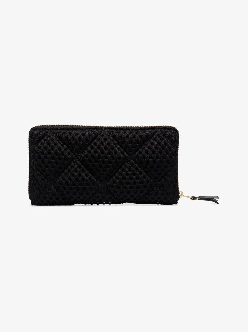 Black Fat Tortoise Zip-around Wallet