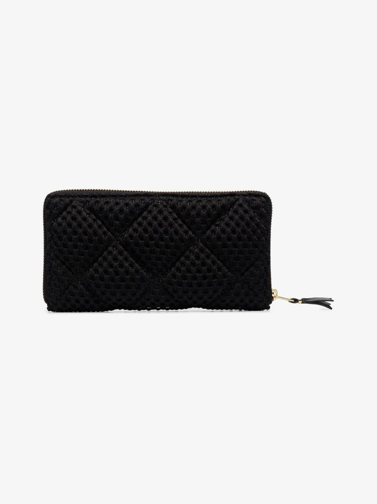 Black Fat Tortoise Zip-around Wallet