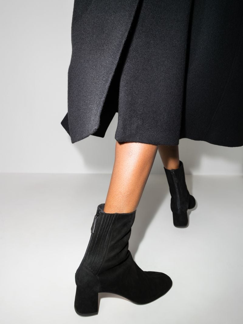 Black Saint HonorÃ_x0083_Â© 50 Suede Ankle Boots